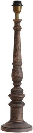 Oxford Lampfot Hög Brun 15,5cm