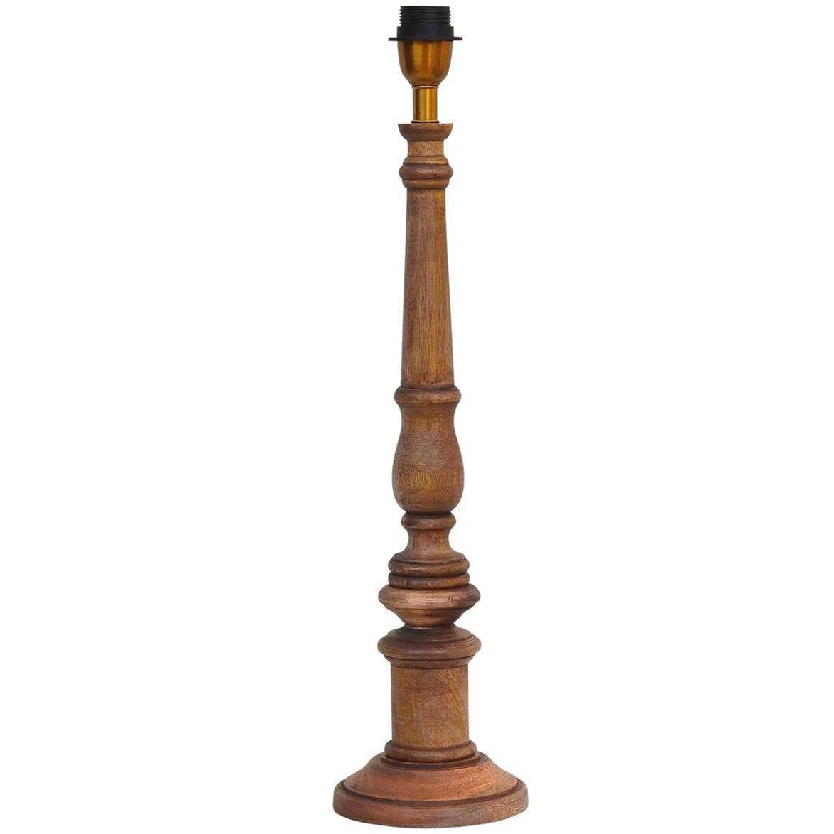 Hallbergs Belysning Oxford Lampfot H&ouml;g &Aring;ldrat tr&auml; 15,5cm