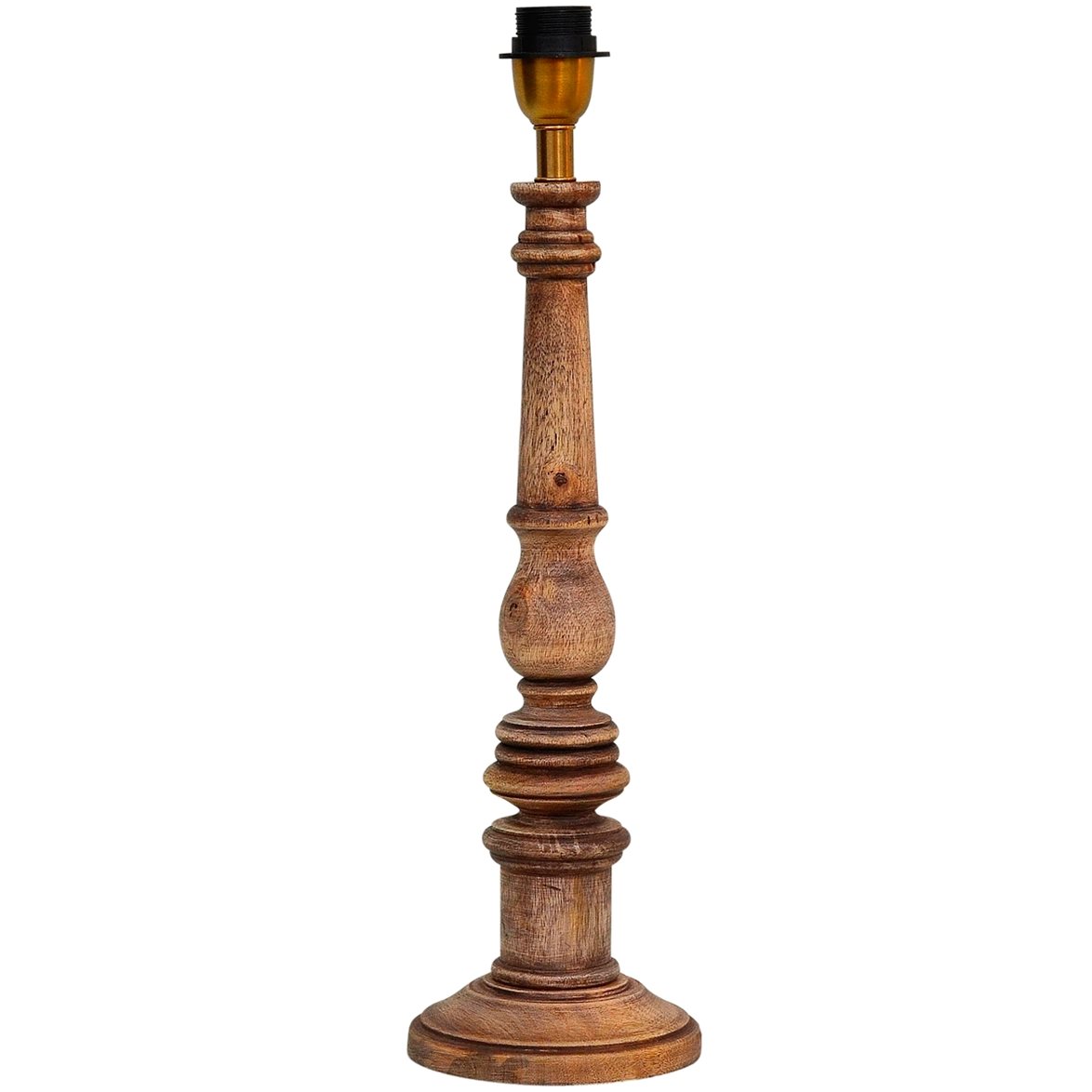 Hallbergs Belysning Oxford Lampfot L&aring;g &Aring;ldrat tr&auml; 15cm