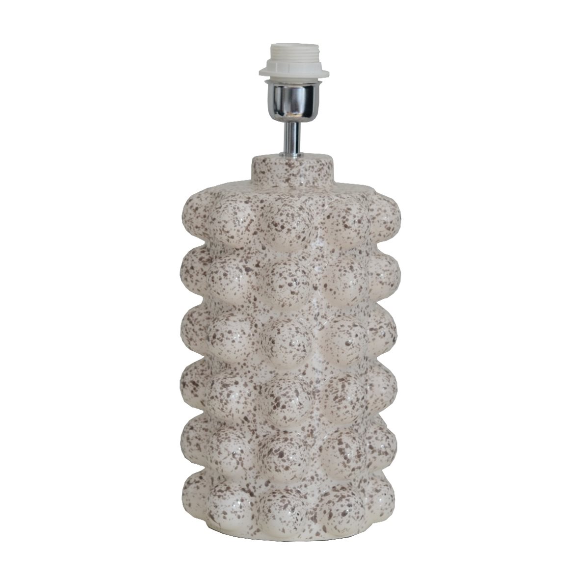 Hallbergs Belysning Bubbels Lampfot M Stracciatella 18cm