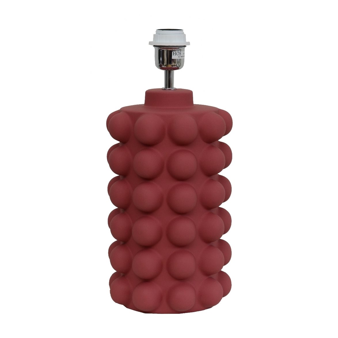 Hallbergs Belysning Bubbels Lampfot M Welcoming red 18cm