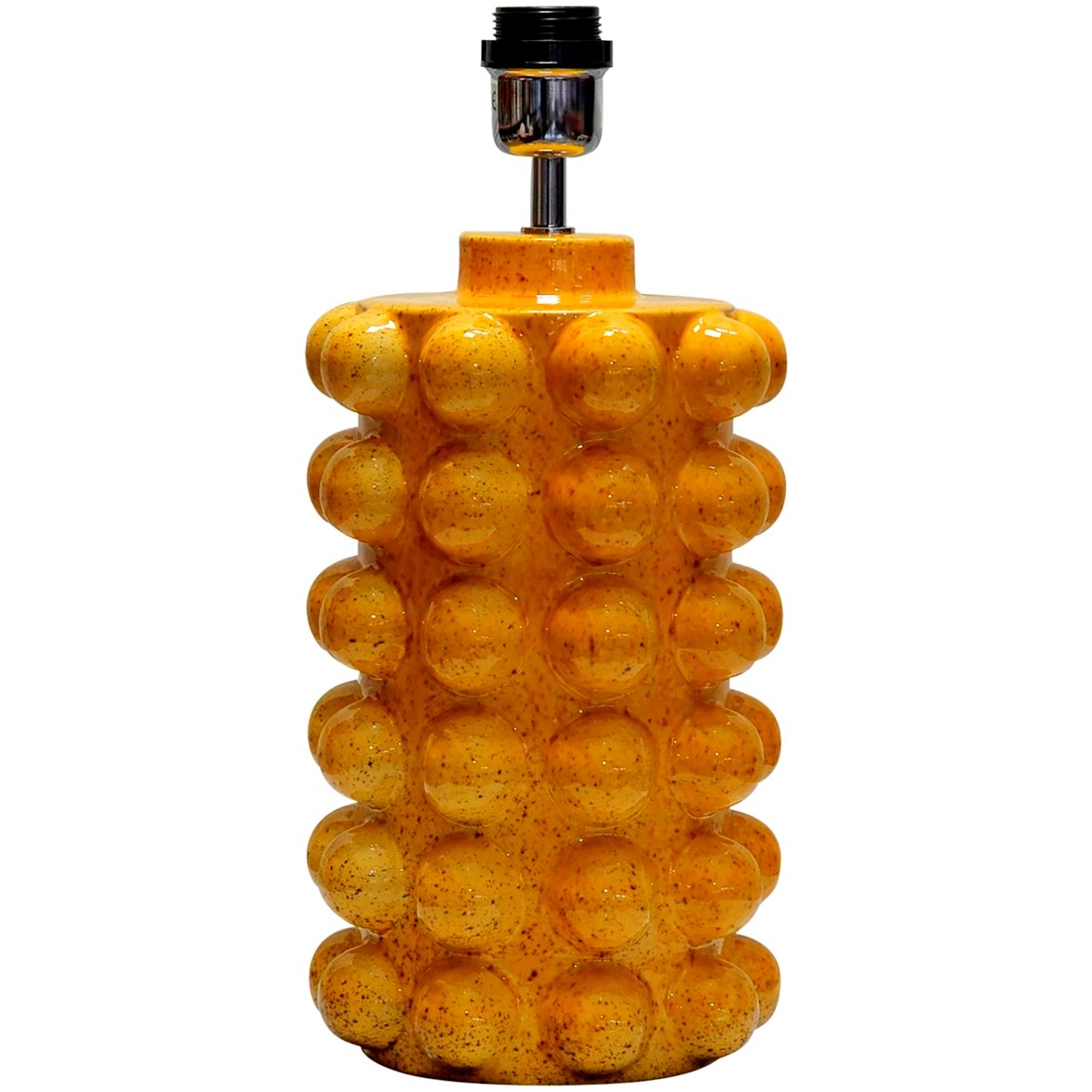 Hallbergs Belysning Bubbels Lampfot Mustard 18cm | Inomhusbelysning - Bordslampor - Lampfötter | Lampspecialisterna