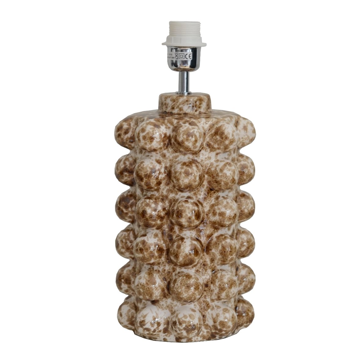 Hallbergs Belysning Bubbels Lampfot M Tiramisu 18cm | Inomhusbelysning - Bordslampor - Lampfötter | Lampspecialisterna