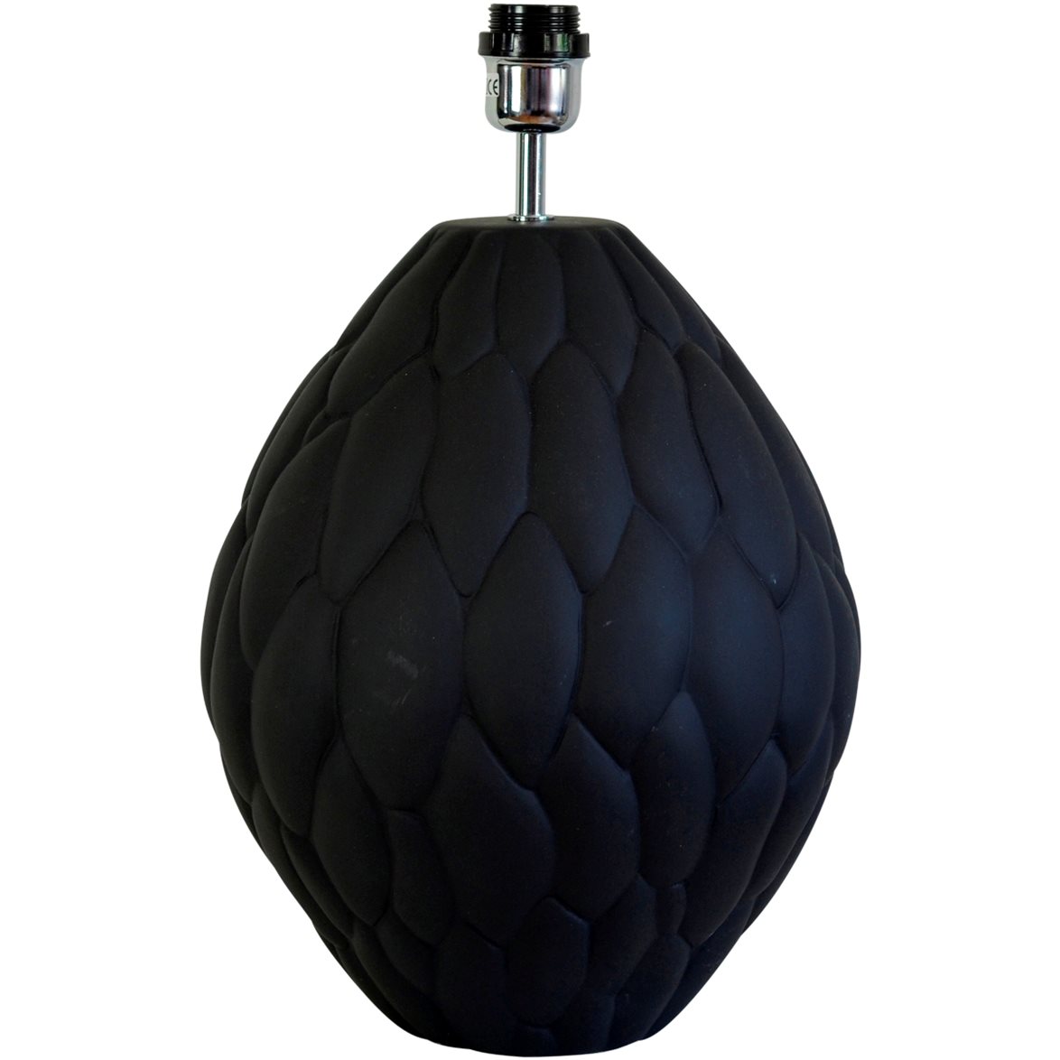 Hallbergs Belysning Honeycomb Lampfot Black matted 28cm | Inomhusbelysning - Bordslampor - Lampfötter | Lampspecialisterna