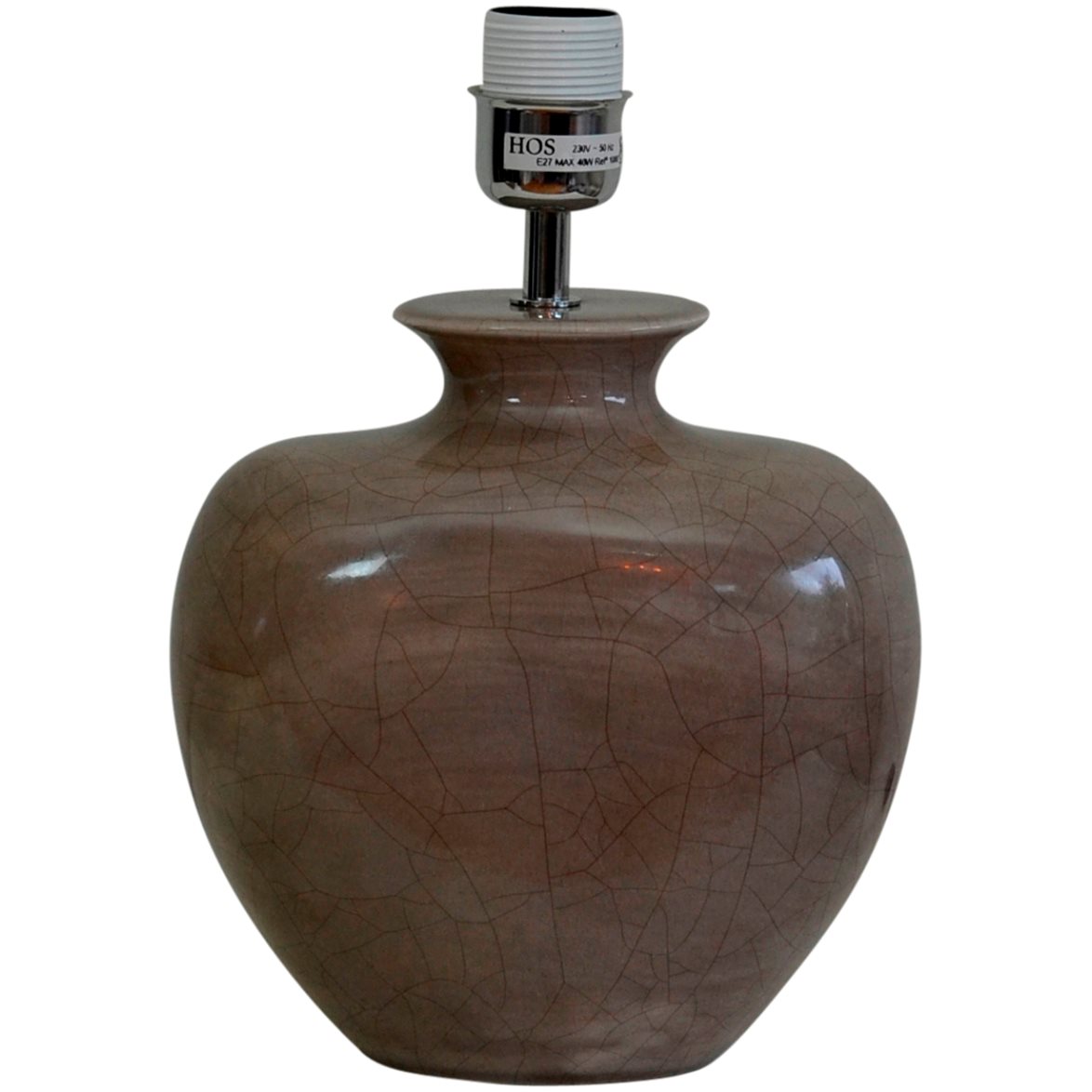 Hallbergs Belysning Stillness Lampfot Broken mud grey 20cm