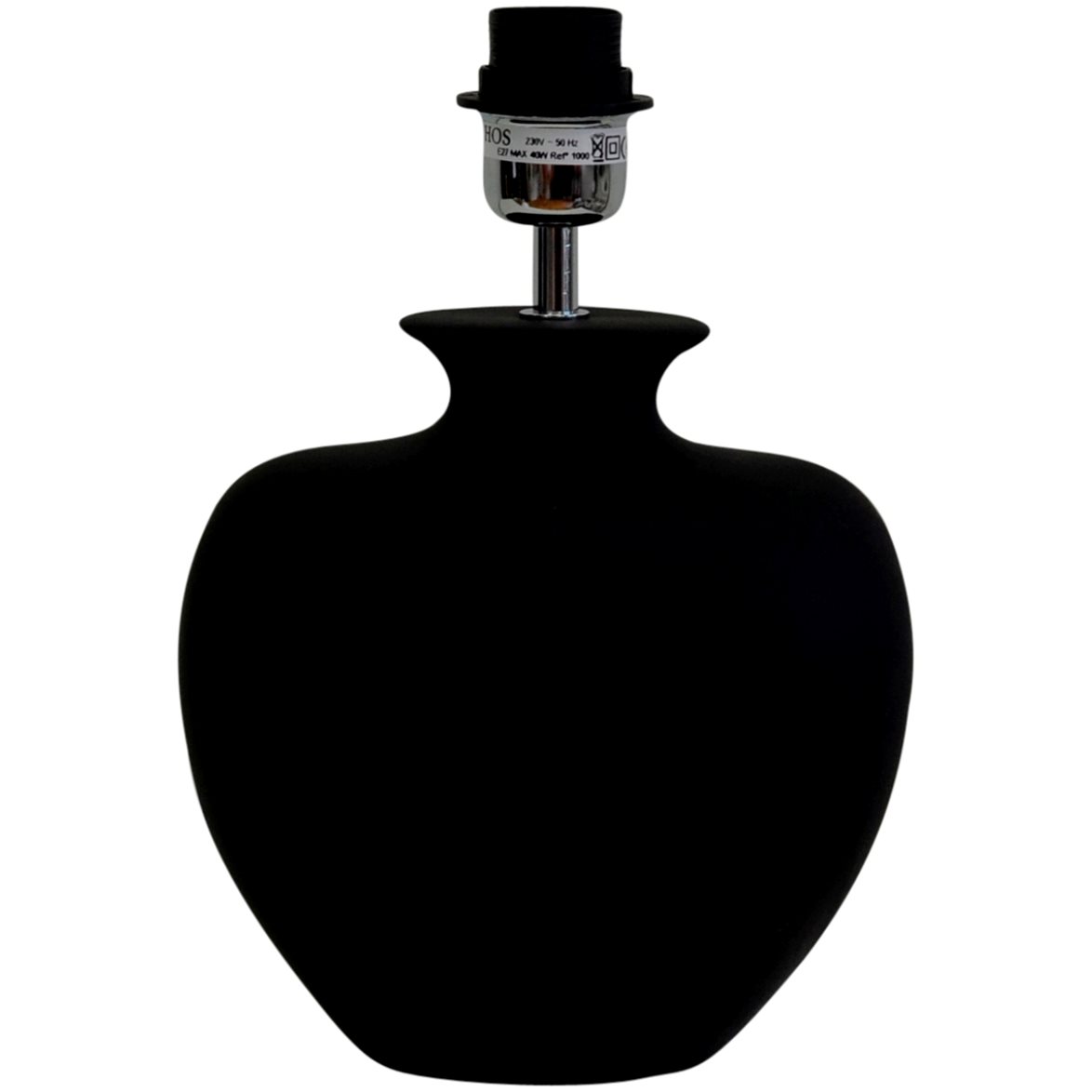 Hallbergs Belysning Stillness Lampfot Black matted 20cm