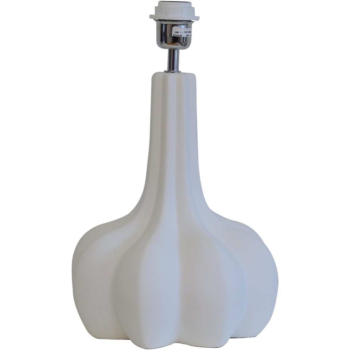 Hallbergs Belysning Sunflower Lampfot Vit 25cm