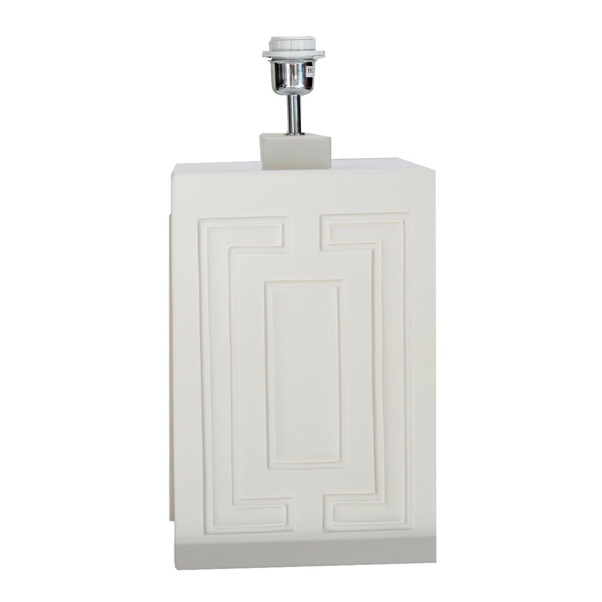 Hallbergs Belysning Stucco Lampfot Vit matt 24cm | Inomhusbelysning - Bordslampor - Lampfötter | Lampspecialisterna