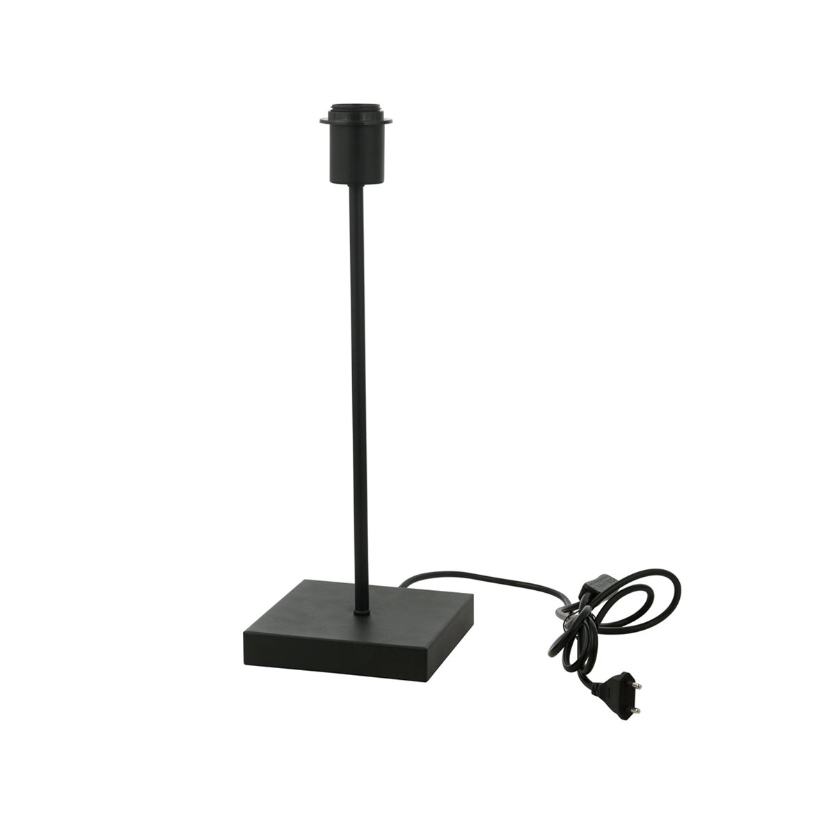 Hallbergs Belysning Chargy Lampfot Svart 15cm | Inomhusbelysning - Bordslampor - Lampfötter | Lampspecialisterna