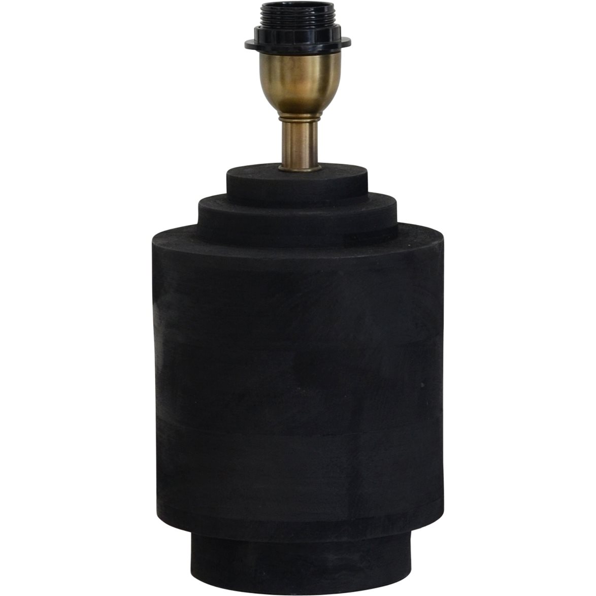 Hallbergs Belysning Columna Lampfot S Antik svart 16cm