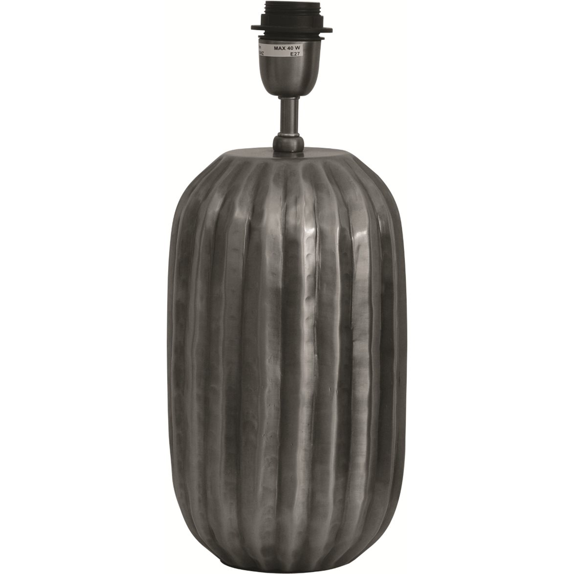 Hallbergs Belysning Melissa Lampfot S Antik silver 17cm | Inomhusbelysning - Bordslampor - Lampfötter | Lampspecialisterna