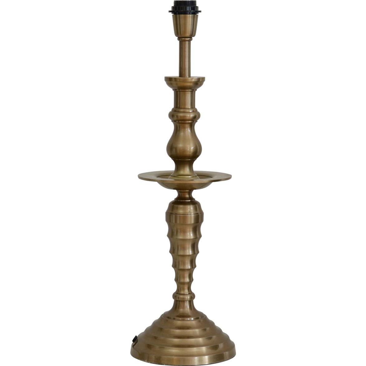 Hallbergs Belysning Lux Lampfot Oxid 18cm | Inomhusbelysning - Bordslampor - Lampfötter | Lampspecialisterna