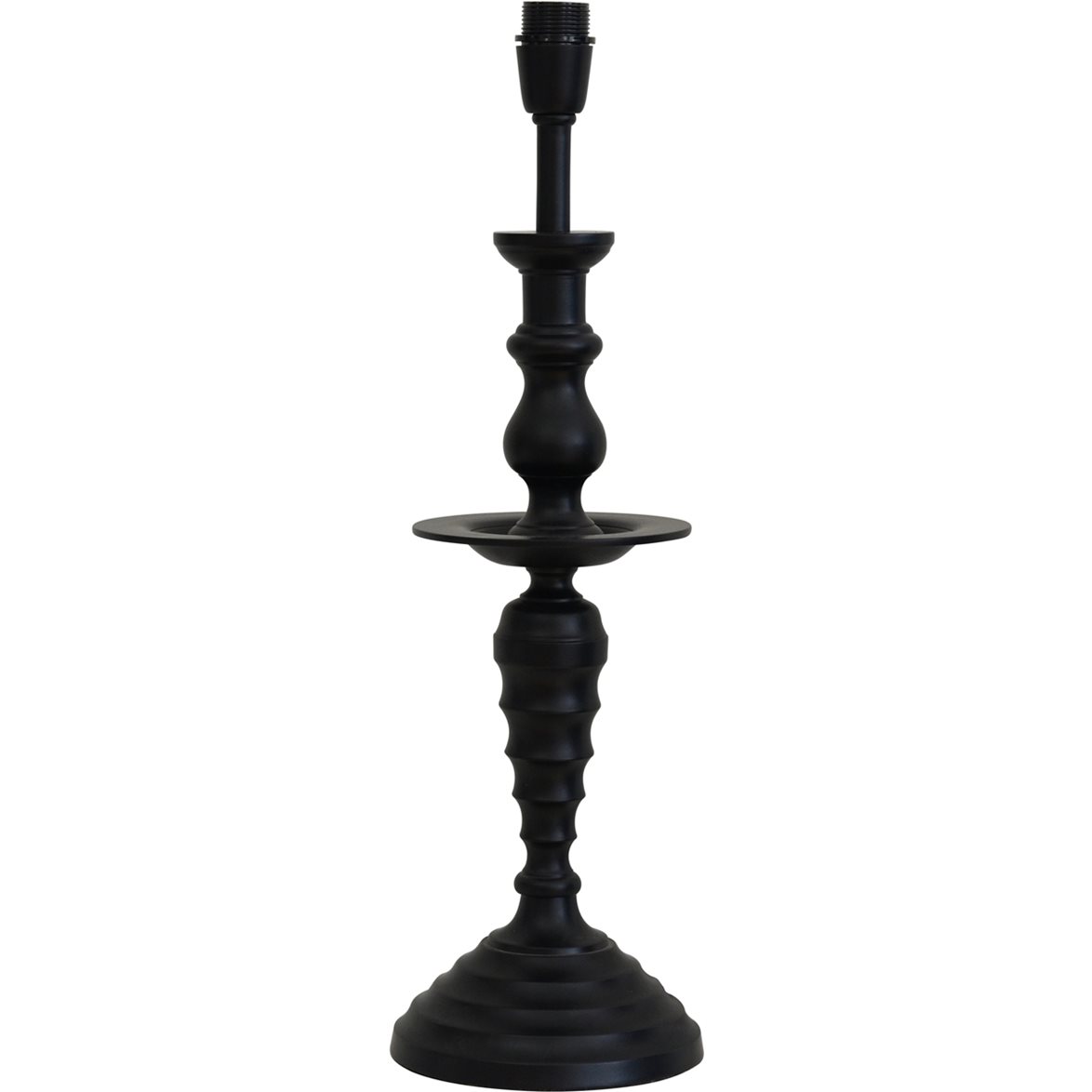 Hallbergs Belysning Lux Lampfot Svart matt 18cm