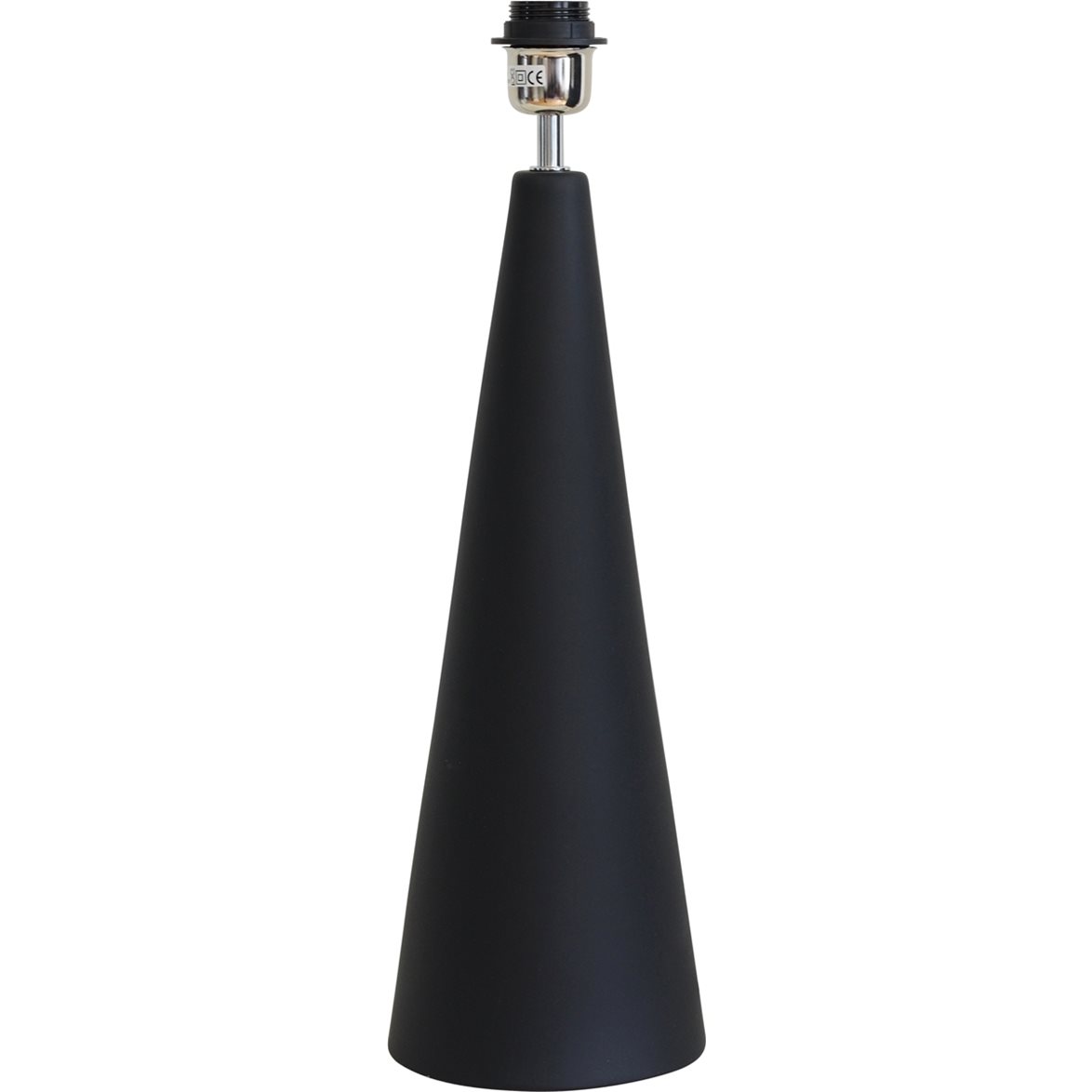 Hallbergs Belysning Cone Lampfot Matt svart 16cm