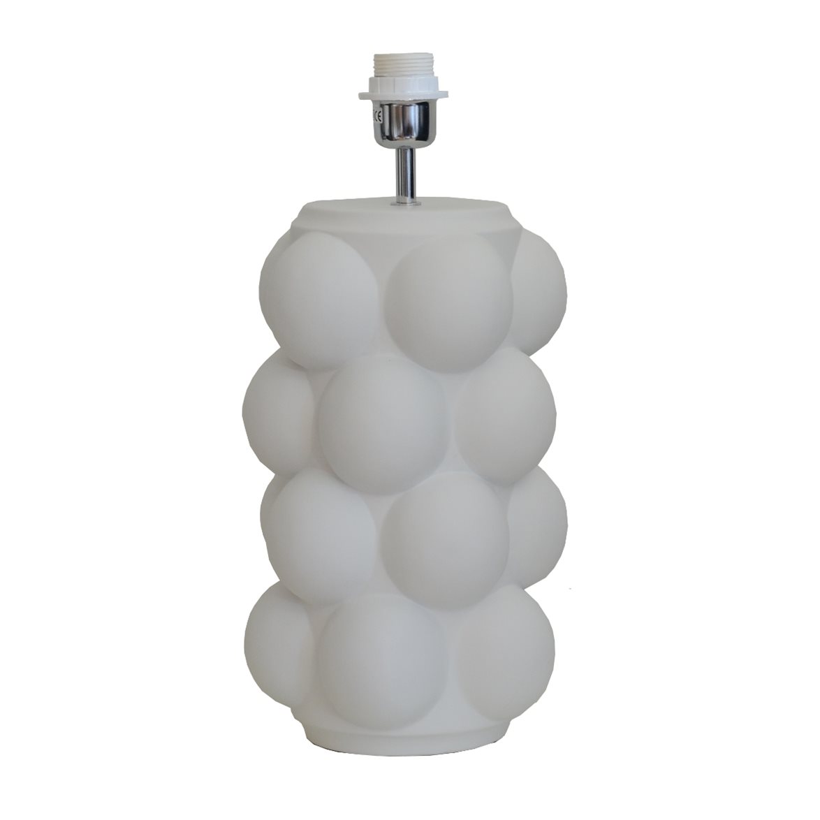 Hallbergs Belysning Bubbels Lampfot XL White 23cm | Inomhusbelysning - Bordslampor - Lampfötter | Lampspecialisterna