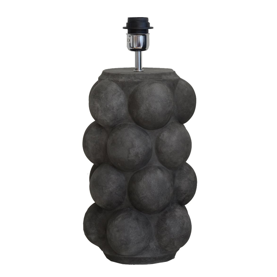 Hallbergs Belysning Bubbels Lampfot XL Concrete 23cm