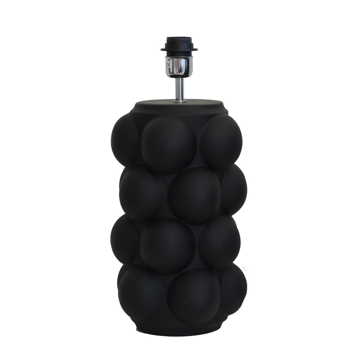Hallbergs Belysning Bubbels Lampfot XL Black matted 23cm