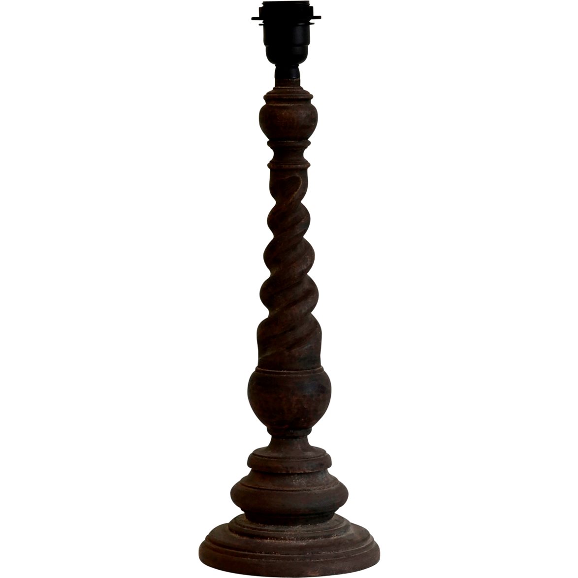 Hallbergs Belysning Riva Lampfot Brun 20cm
