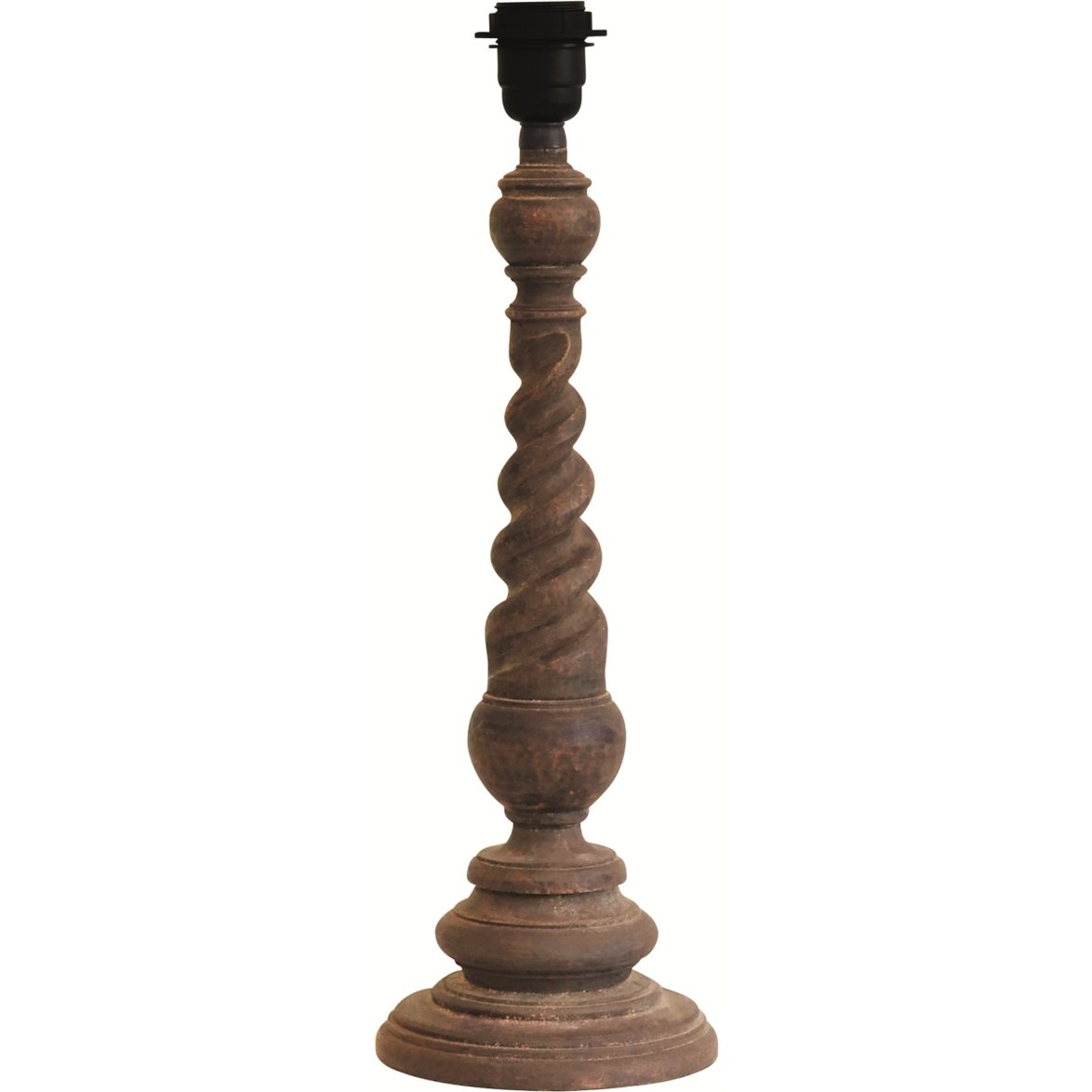 Hallbergs Belysning Riva Lampfot Aged wood 20cm