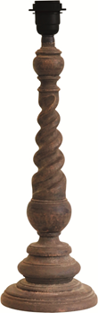 Riva Lampfot Aged wood 20cm