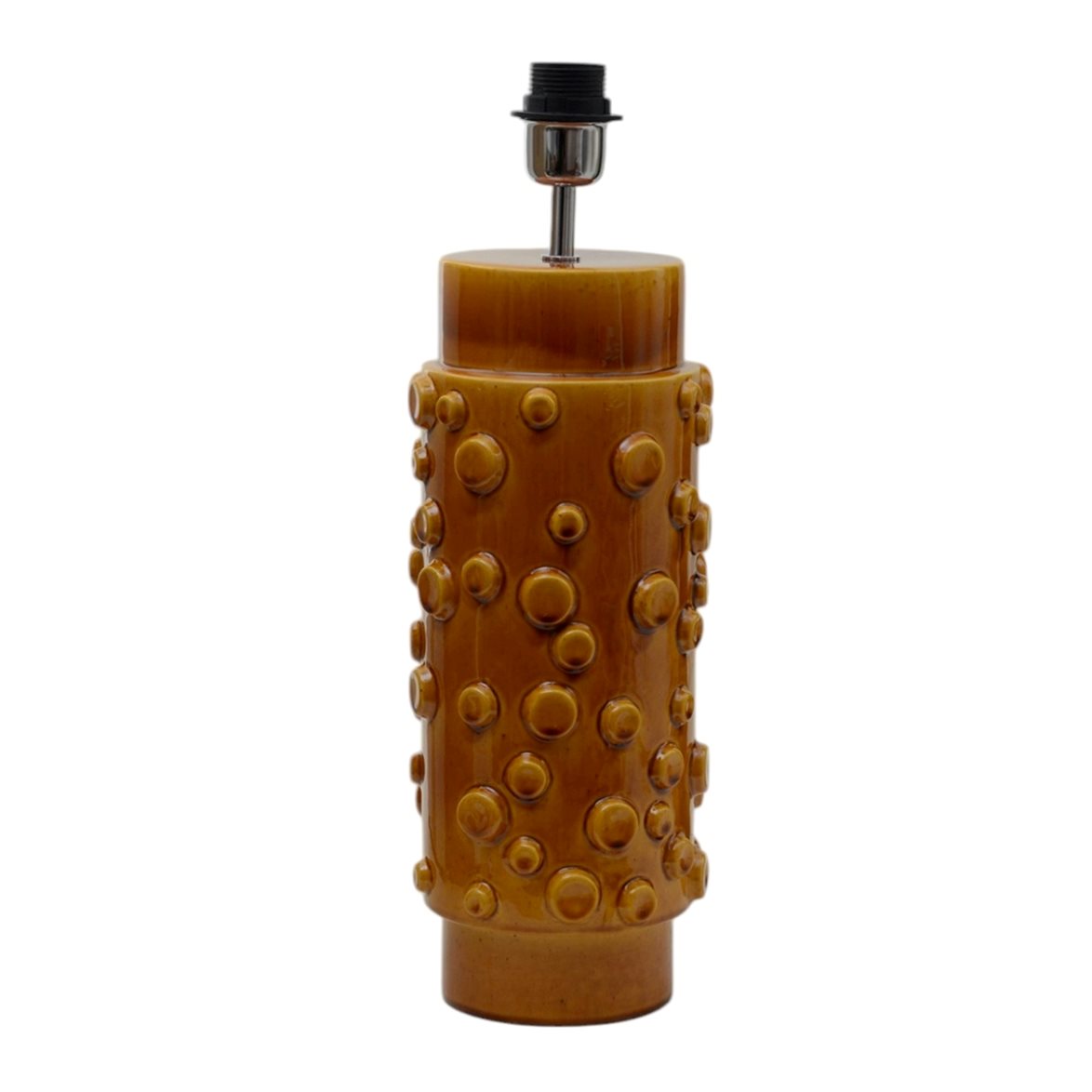 Hallbergs Belysning Avalon Lampfot Mustard 18cm | Inomhusbelysning - Bordslampor - Lampfötter | Lampspecialisterna
