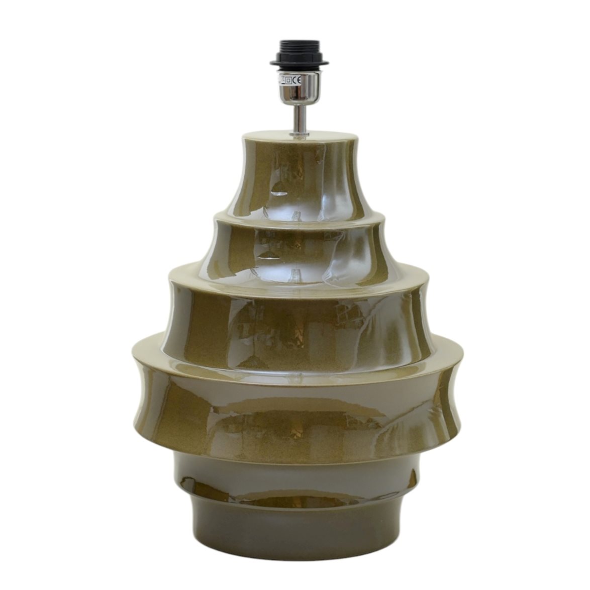Hallbergs Belysning Trinity Lampfot Olive 31cm