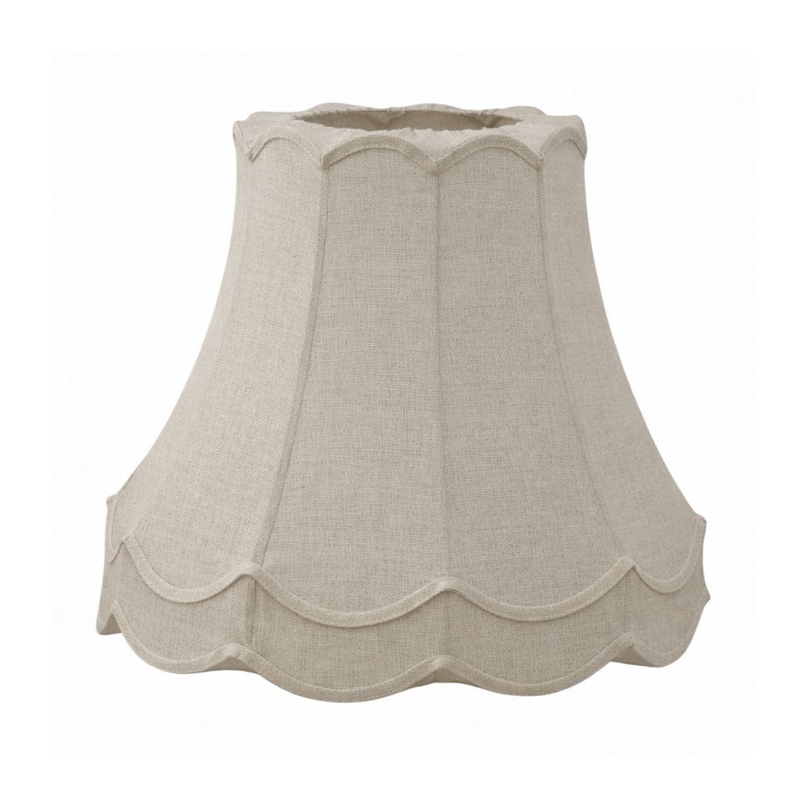 Hallbergs Belysning Linn Lampsk&auml;rm, Natur 53 cm