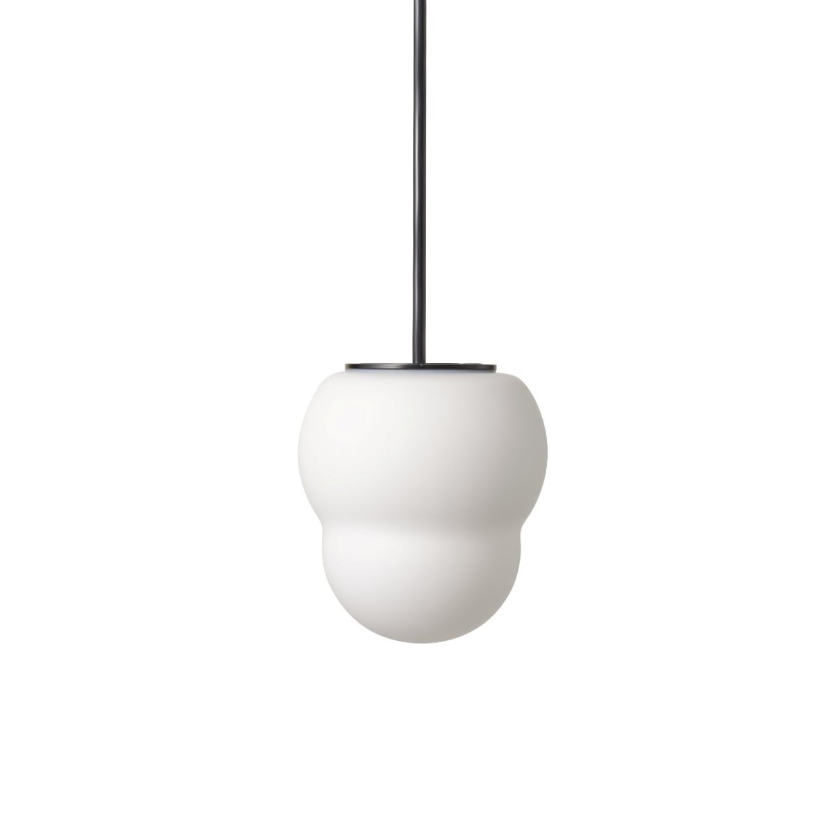 Pholc Fall 10 pendel, opal/svart 10cm | Inomhusbelysning - Taklampor - Taklampor hängande | Lampspecialisterna