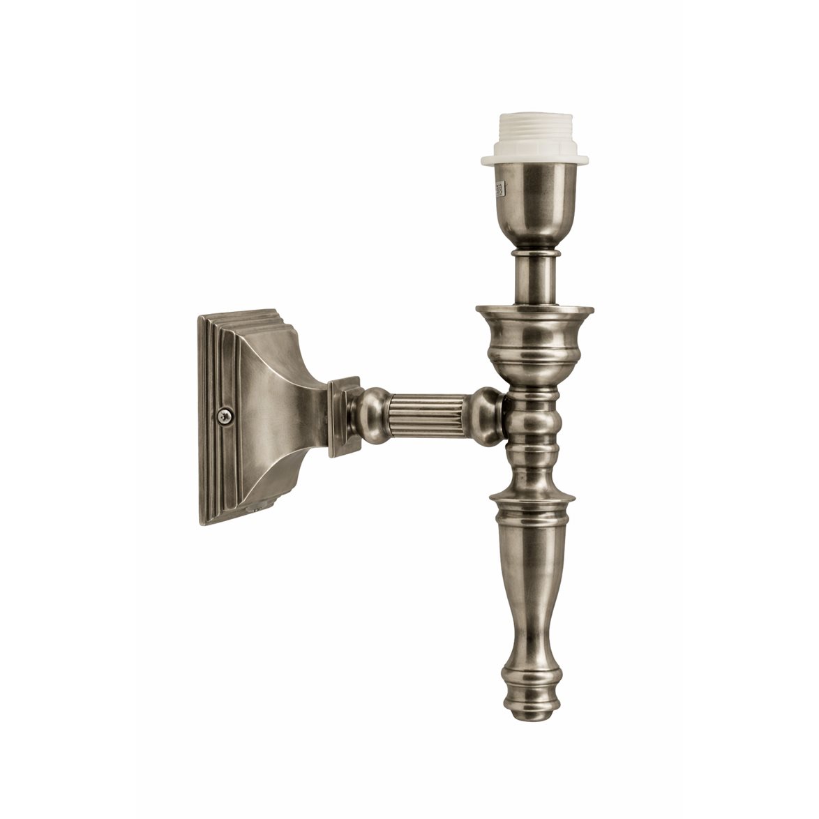 Hallbergs Belysning Waldorf V&auml;gglampa Antik silver 11,5cm