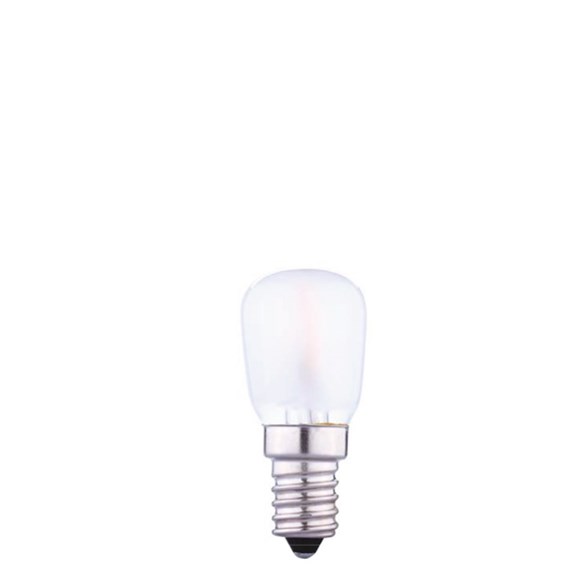 LED-lampa päron E14 3W opal dimbar