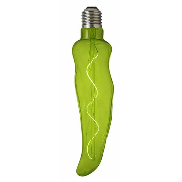 Led-lampa E27 Kitchen Peperone Grön 2500K 5W Dimbar