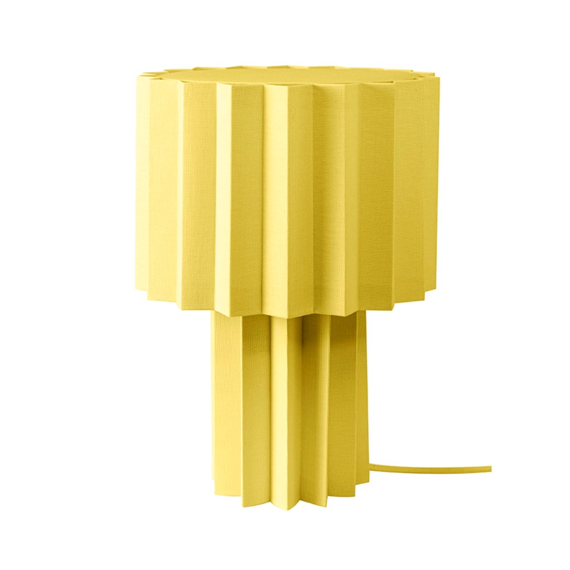 Örsjö Belysning Plissé bordslampa, Gul | Inomhusbelysning - Bordslampor - Bordslampor Interiör | Lampspecialisterna