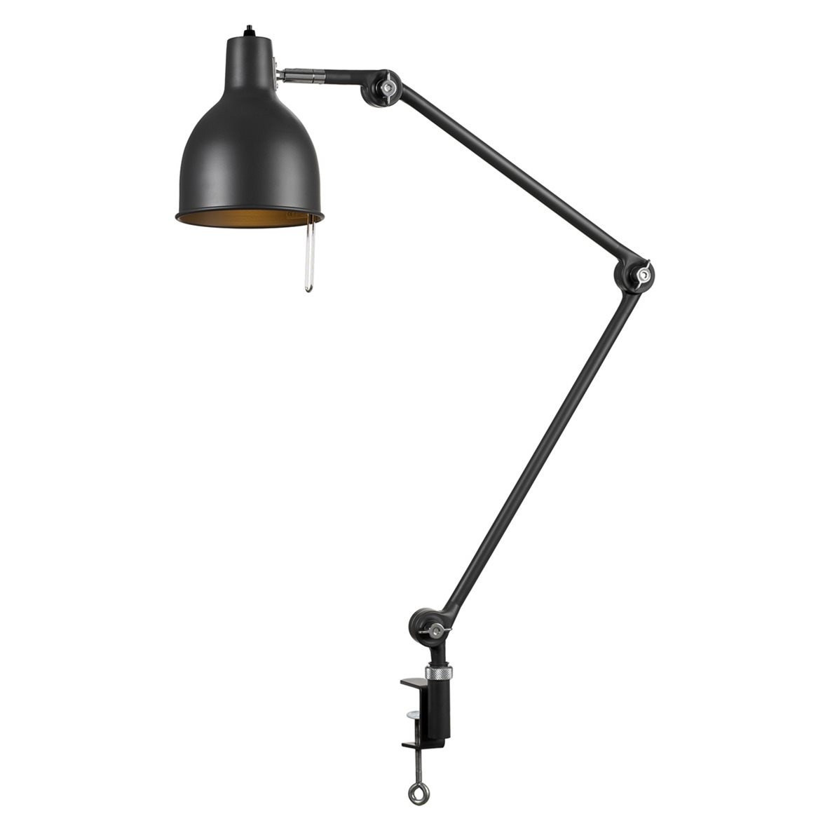 Örsjö Belysning PJ65 klämlampa, Svart | Inomhusbelysning - Bordslampor - Bordslampor Interiör | Lampspecialisterna