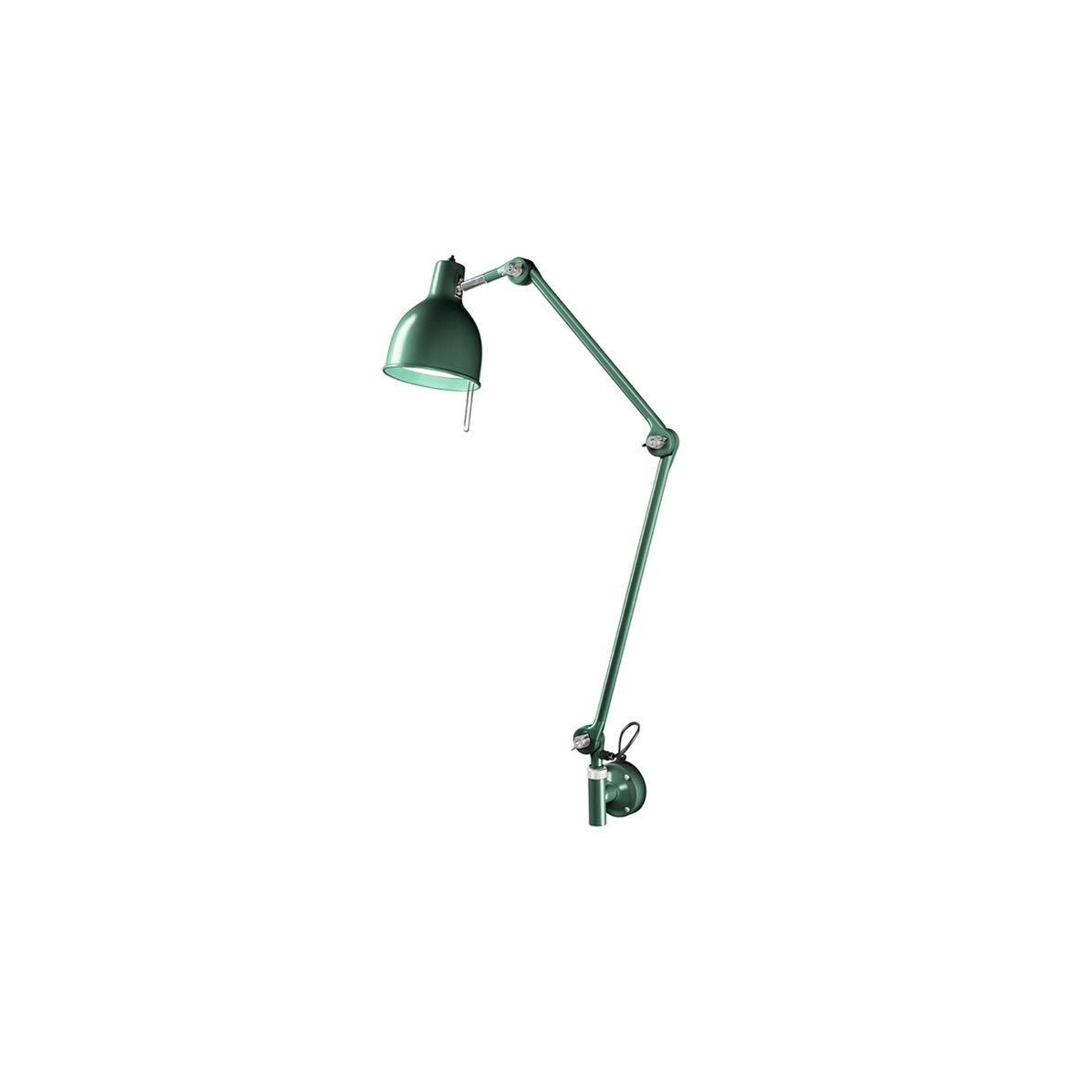 Örsjö Belysning PJ70 vägglampa m. sladd, Grön | Inomhusbelysning - Vägglampor - Vägglampor Interiör | Lampspecialisterna