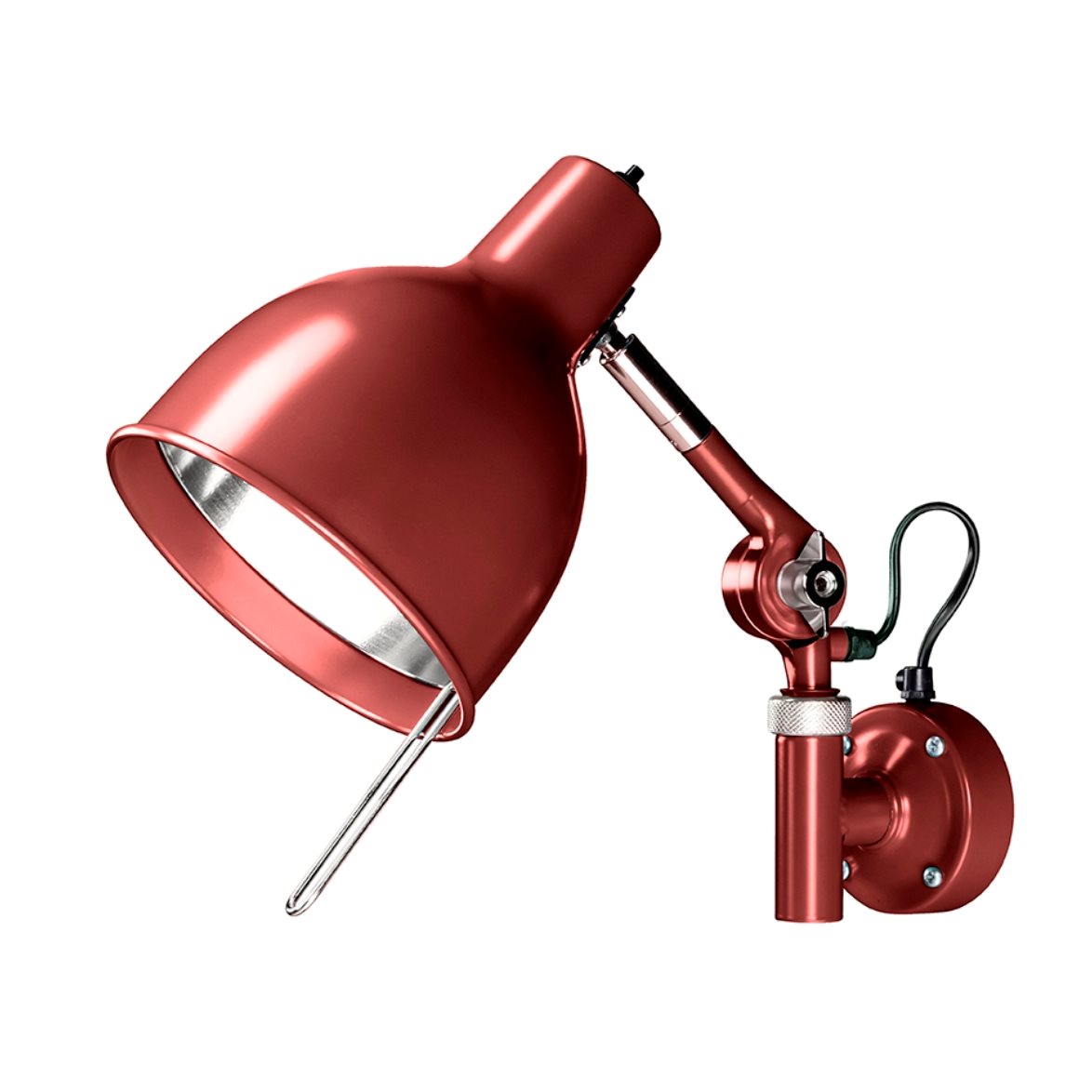 &Ouml;rsj&ouml; Belysning PJ71 v&auml;gglampa m. sladd, R&ouml;d