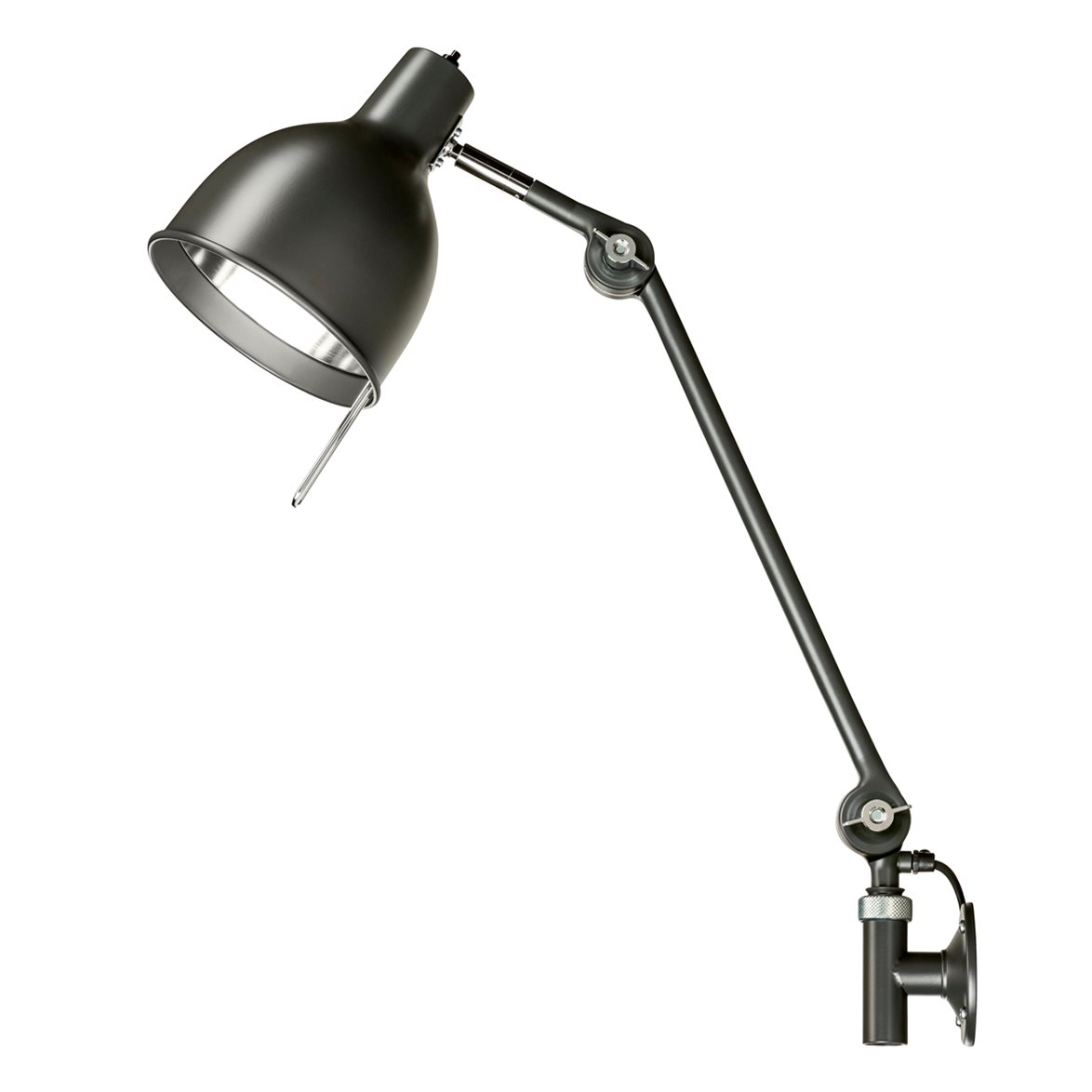 Örsjö Belysning PJ72 vägglampa m. sladd, Svart | Inomhusbelysning - Vägglampor - Vägglampor Interiör | Lampspecialisterna