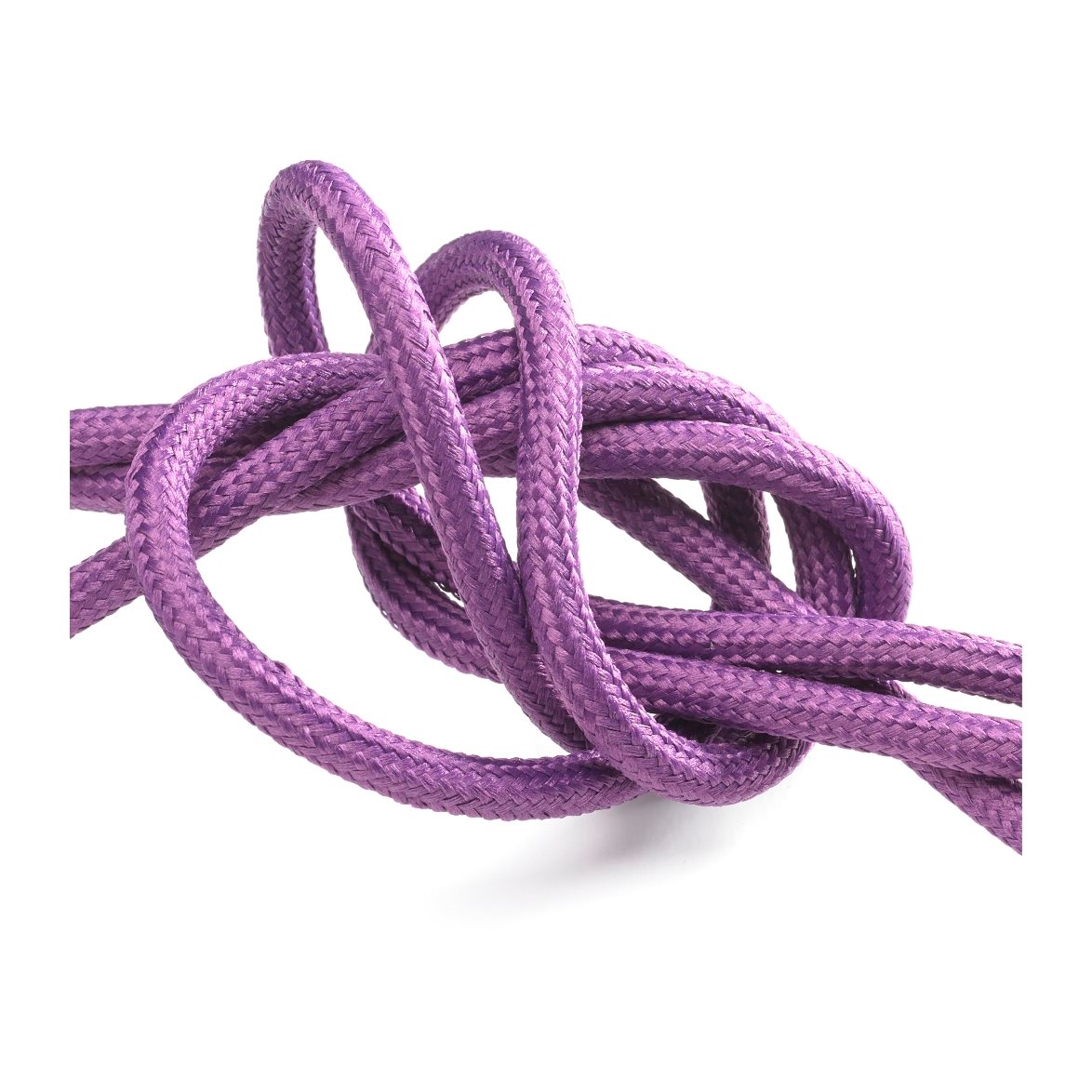 Textilkabel Plum, jordad | Lampsladdar - Textilkabel | Lampspecialisterna