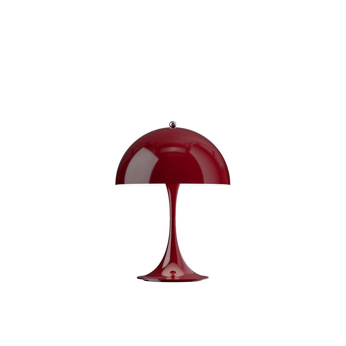 Louis Poulsen Panthella 250 Portabel bordslampa Opaque Burgundy V3 | Inomhusbelysning - Bordslampor - Bordslampor Interiör | Lampspecialisterna