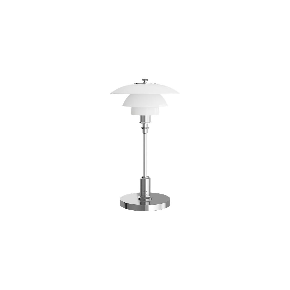 Louis Poulsen Ph 1-1 Portabel bordslampaable Led D2W Chrome | Inomhusbelysning - Bordslampor - Bordslampor Interiör | Lampspecialisterna