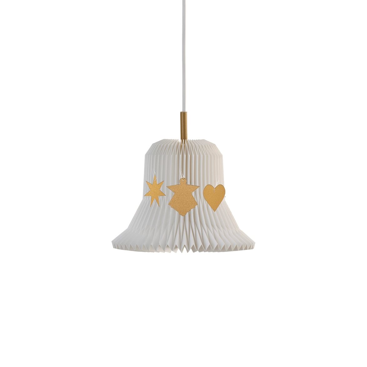 Le Klint Christmas Bell julstjärna vit/guld | Inomhusbelysning - Taklampor - Taklampor hängande | Lampspecialisterna