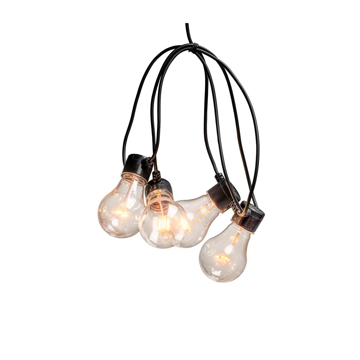 Konstsmide Ljusslinga E27 20 amber LED 9,5m | Utomhusbelysning - Trädgårdsbelysning | Lampspecialisterna