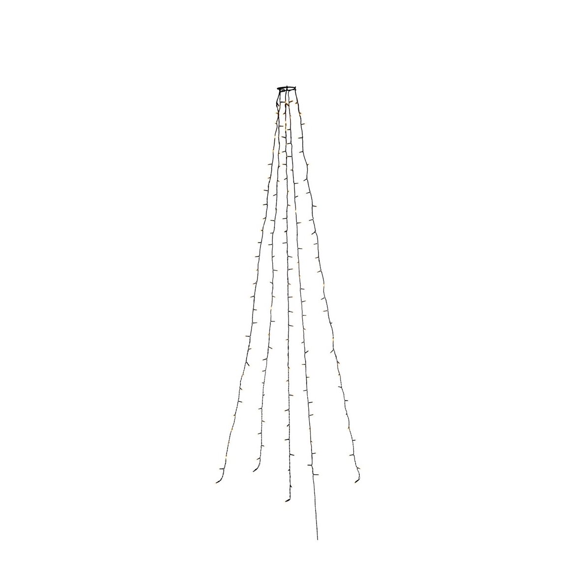 Konstsmide Julgransslinga 180cm 30x5st amber LED grön kabel IP20 | Övrigt - Julbelysning - Ljusslingor | Lampspecialisterna
