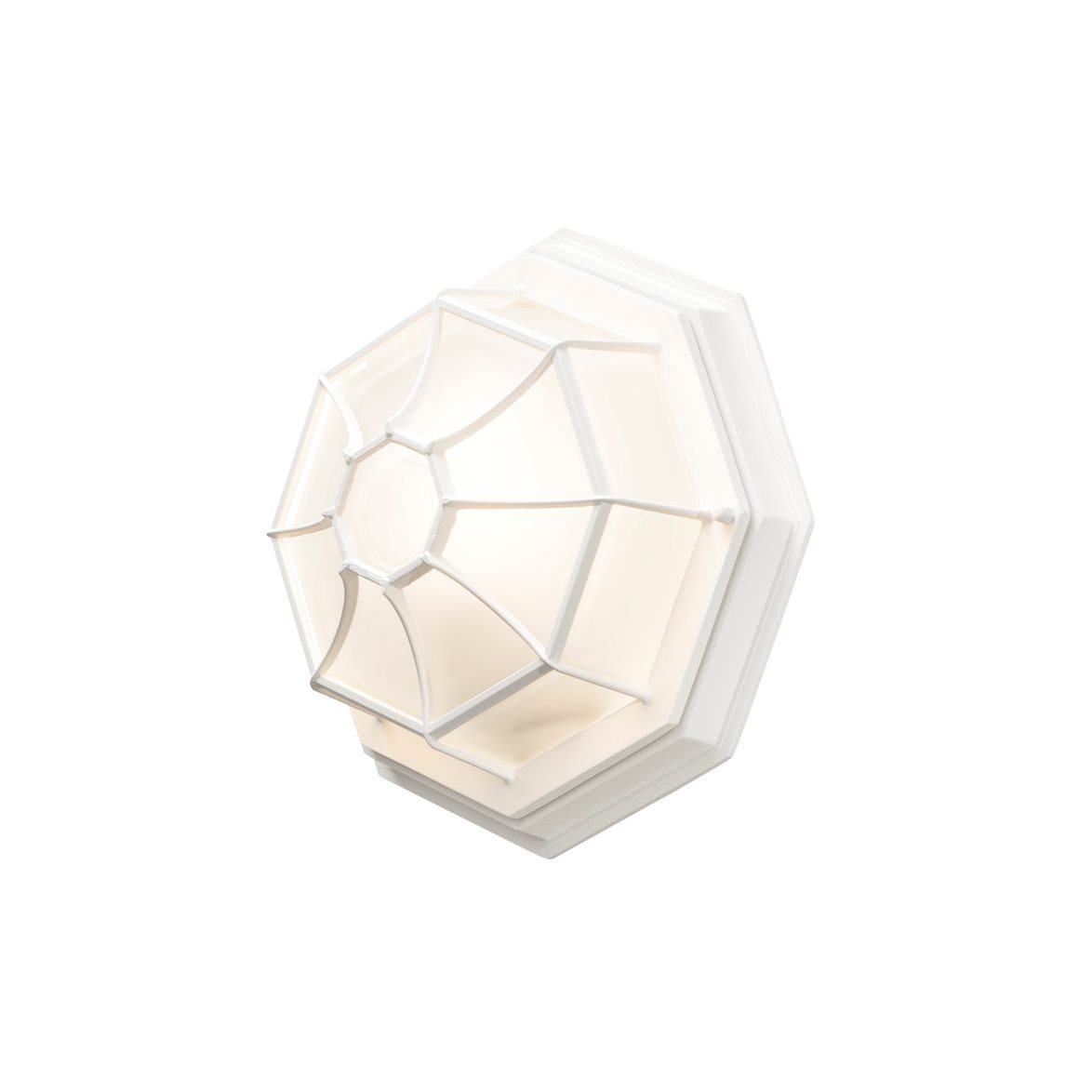 Konstsmide V&auml;gglykta plafond E27 vit