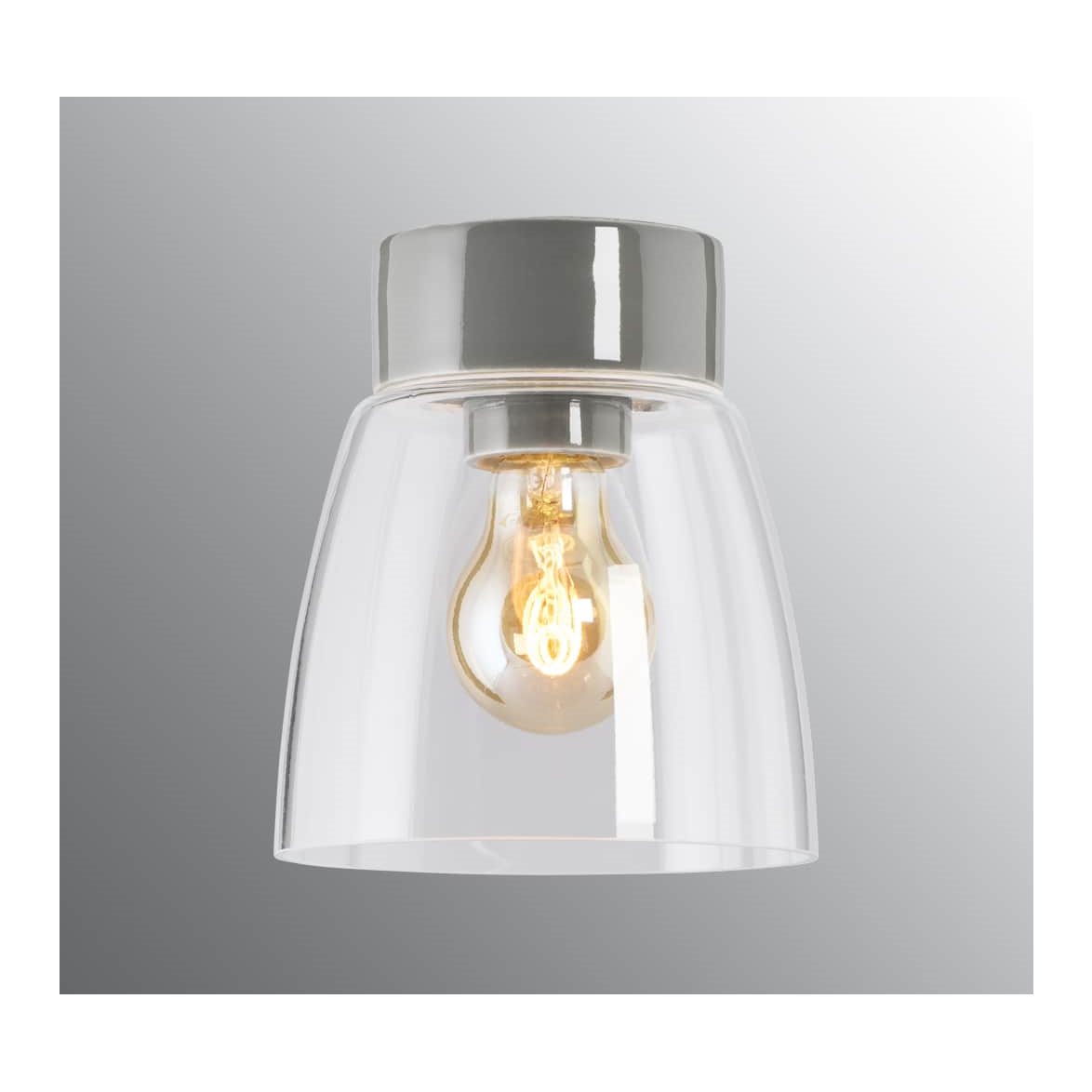IF&Ouml; Electric Plafond Klara klarglas gr&aring;