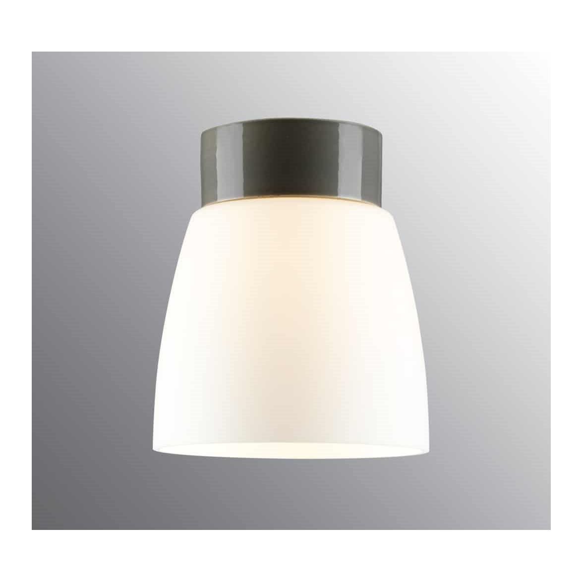 IFÖ Electric Plafond Klara matt opalglas grå | Badrumsbelysning - Taklampor badrum | Lampspecialisterna