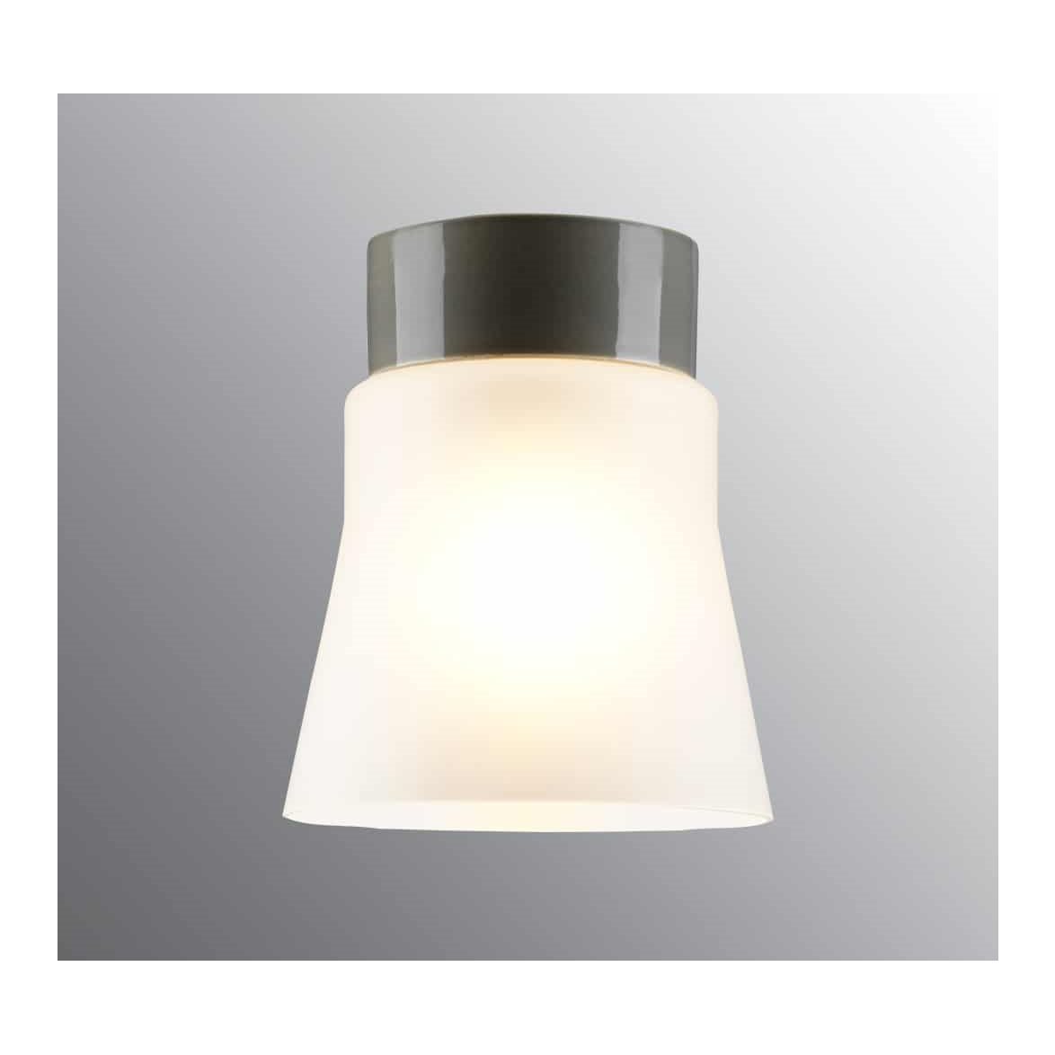 IFÖ Electric Plafond Anna matt opalglas grå | Badrumsbelysning - Taklampor badrum | Lampspecialisterna