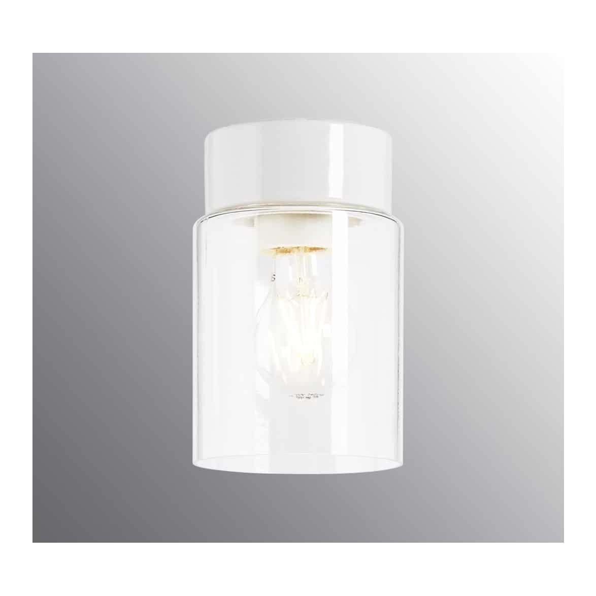 IFÖ Electric Plafond Tina klarglas vit | Badrumsbelysning - Taklampor badrum | Lampspecialisterna