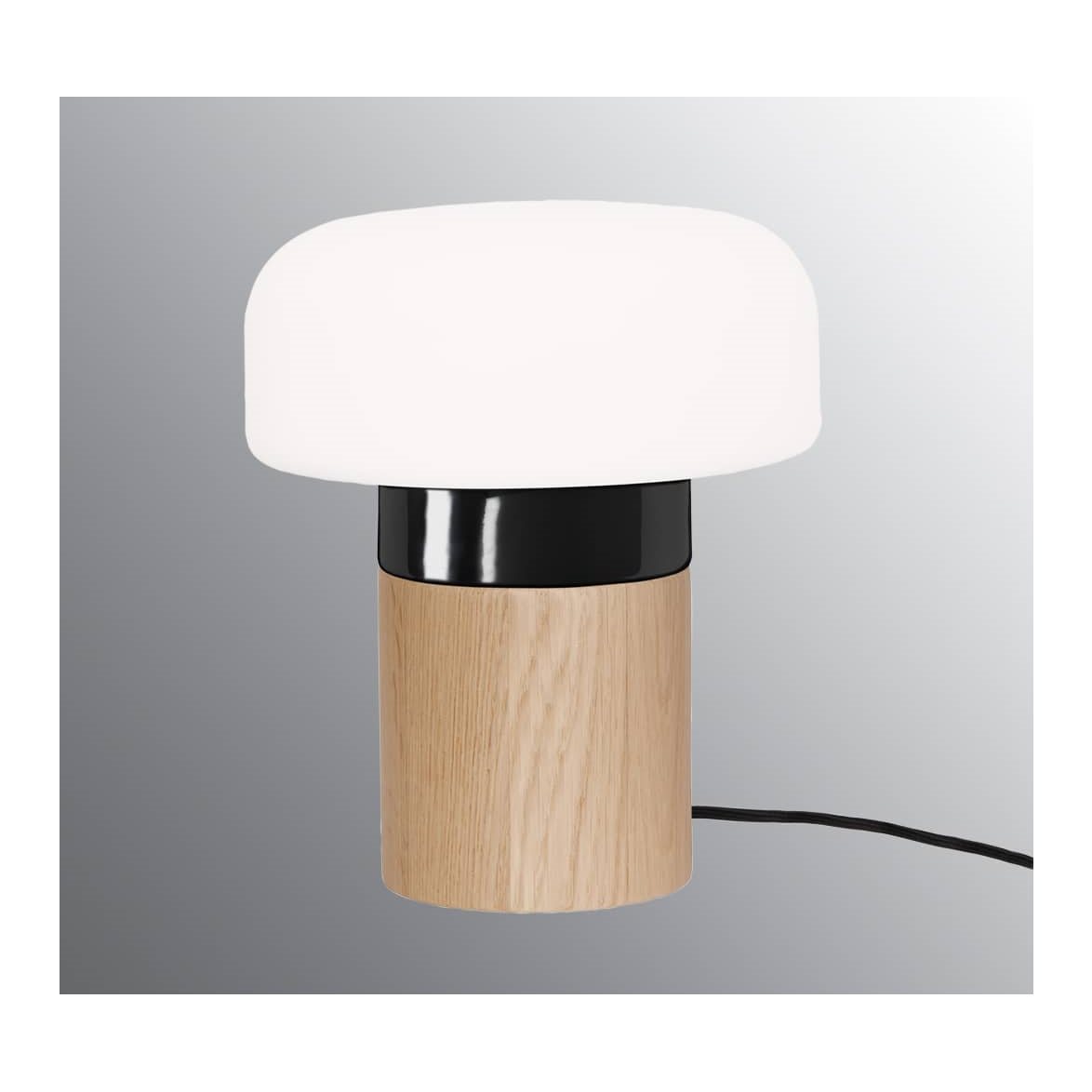 IFÖ Electric Solenne Sideboard bordslampa mattlackerad ek Ø250 svart | Inomhusbelysning - Bordslampor - Bordslampor Interiör | Lampspecialisterna