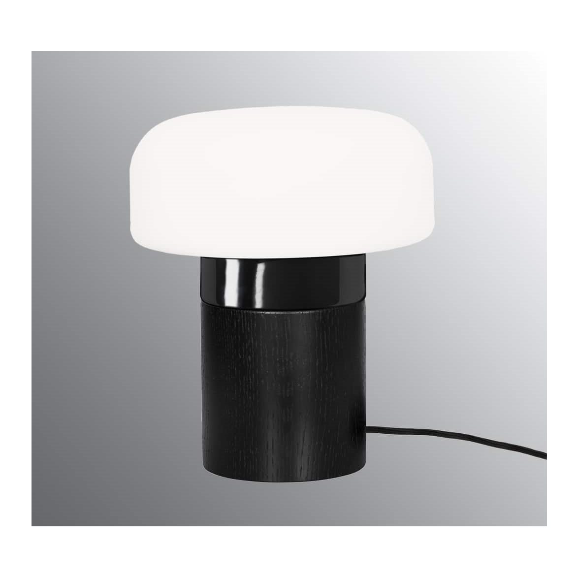 IFÖ Electric Solenne Sideboard bordslampa svartlackerad ek Ø250 svart | Inomhusbelysning - Bordslampor - Bordslampor Interiör | Lampspecialisterna