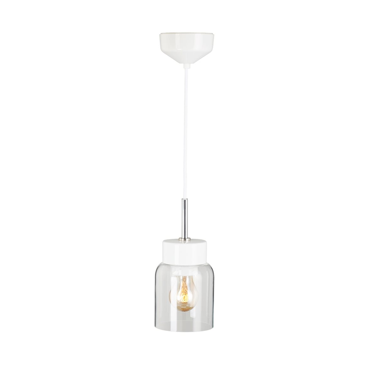 IFÖ Electric Smycka Tova pendel klarglas vit | Inomhusbelysning - Taklampor - Taklampor hängande | Lampspecialisterna